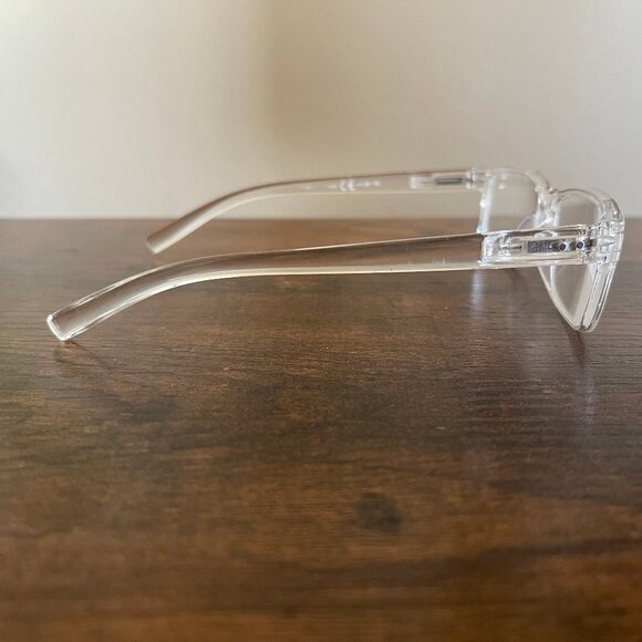 Clear Transparent Eyeglass Frames Only Rectangular Modern Lightweight Glasses - Picture 7 of 7